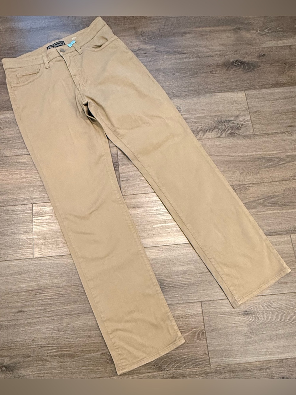 34 Heritage Men's Relaxed Straight Fit Khaki Beige Charisma Twill Pants